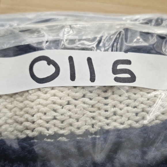 J CREW Twisted Stitch Stripe Pullover Sweater Navy Ivory Size S Nautical Preppy - Picture 13 of 13